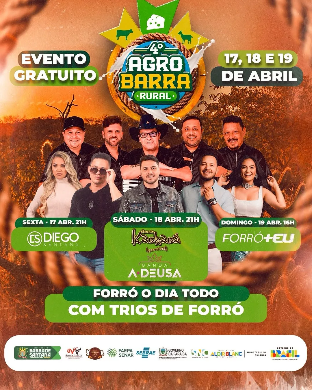 Agro Barra Rural movimenta Barra de Santana neste fim de semana