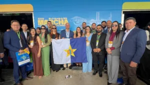 Prefeito Marcelo Barbosa participa da XXVII Marcha com comitiva de Riacho de Santo Antônio