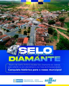 Riacho de Santo Antônio conquista Selo Diamante do Sebrae