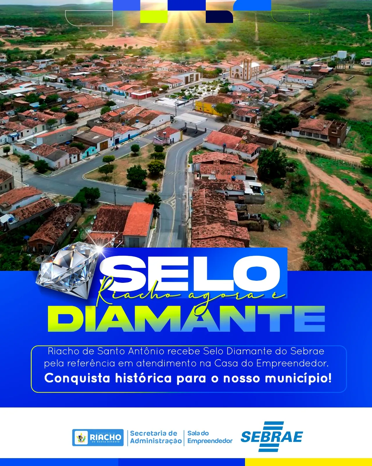 Riacho de Santo Antônio conquista Selo Diamante do Sebrae