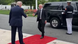 Lula é recebido com tapete vermelho por Trump na Casa Branca