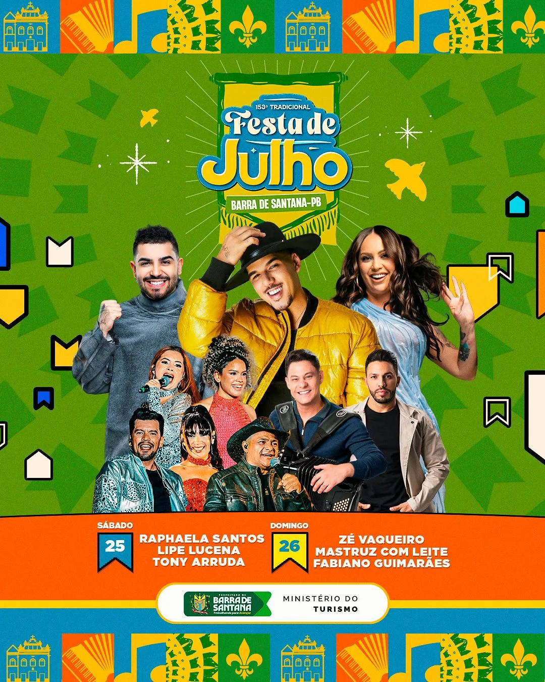 Barra de Santana divulga programação da 153ª Festa de Julho