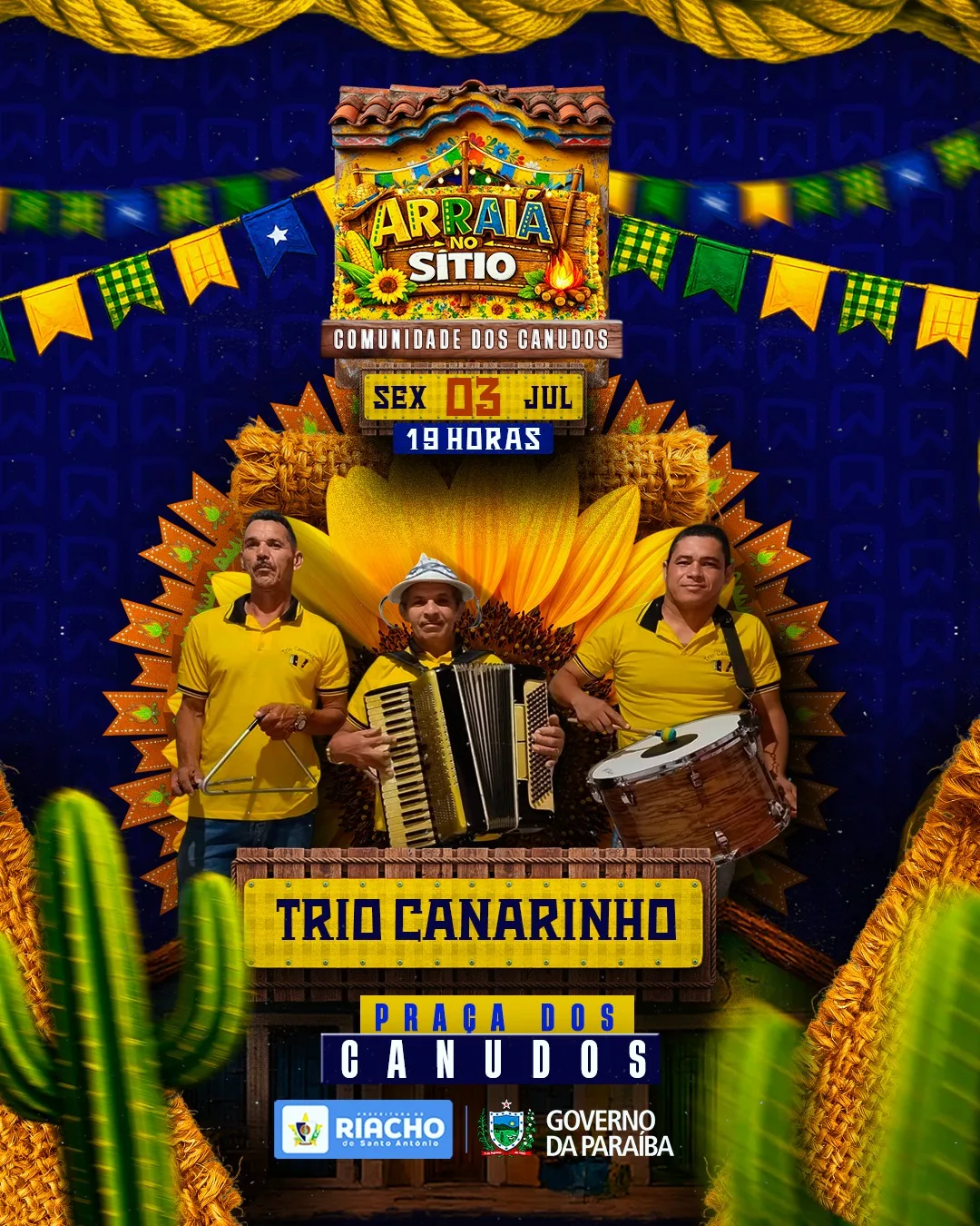 Canudos recebe última noite do Arraiá no Sítio com festa e tradição