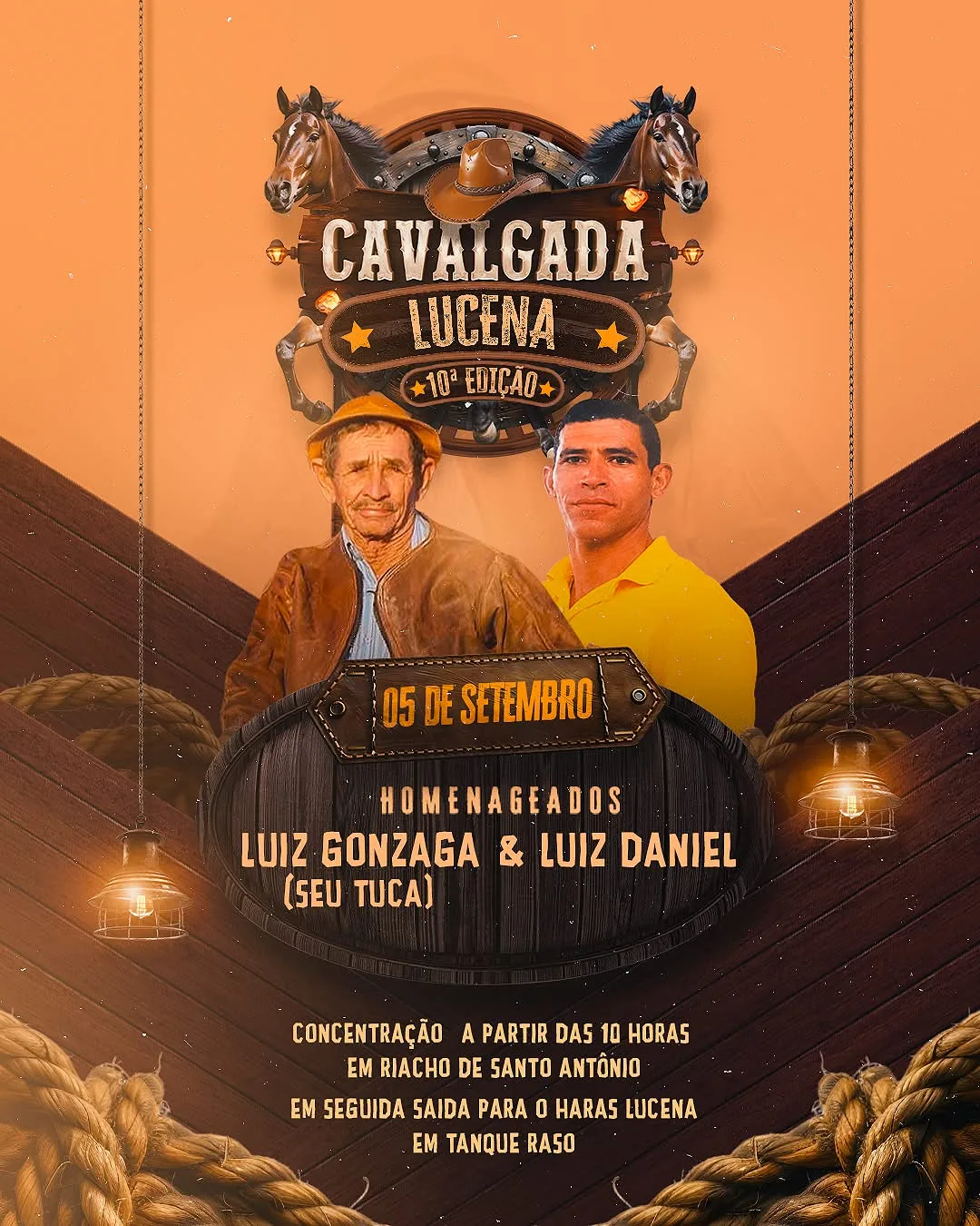 Cavalgada Lucena chega à 10ª edição com tradição e homenagem em Riacho de Santo Antônio