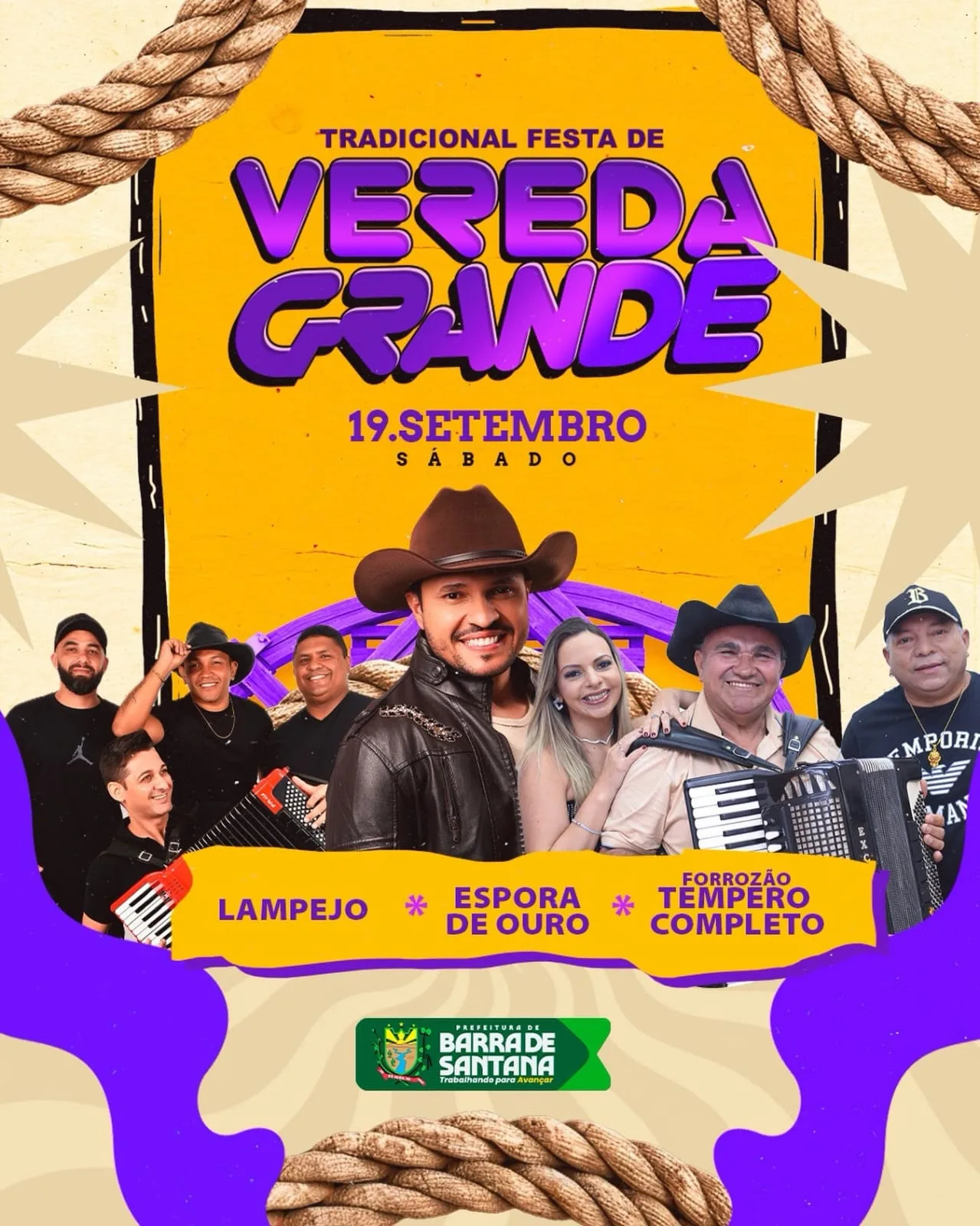 Festa de Vereda Grande acontece em 19 de setembro, em Barra de Santana