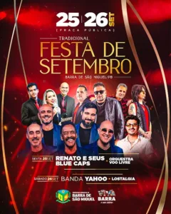 Barra de São Miguel prepara programação para Festa de São Miguel Arcanjo
