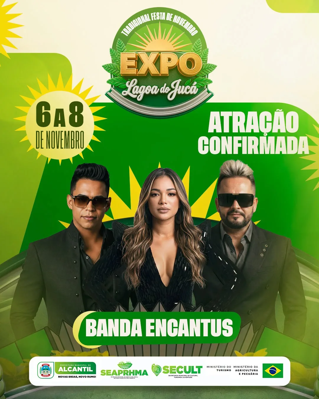 Banda Encantus está confirmada na festa de Lagoa do Jucá