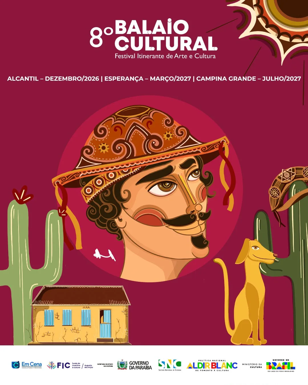 Balaio Cultural chega à 8ª edição e passa por três cidades da Paraíba